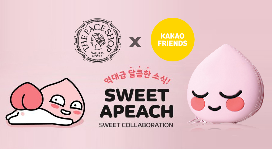 The Face Shop X Kakao Friends ‘sweet Apeach Limited Edition 2381