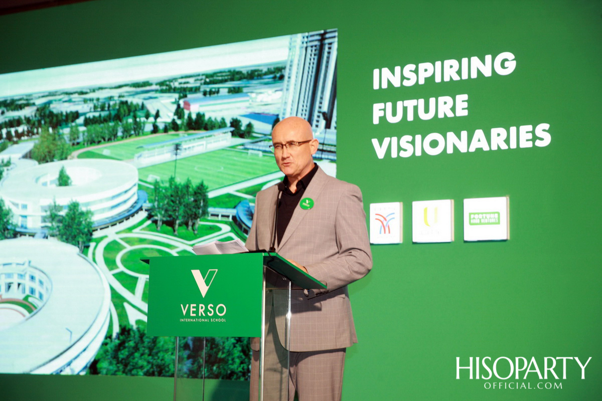 งานแถลงข่าวเปิดตัวโรงเรียนนานาชาติเวอร์โซ (VERSO International School)