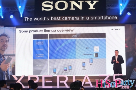 เปิดตัวสมาร์ทโฟนระดับเรือธง Xperia™ Z5 Series