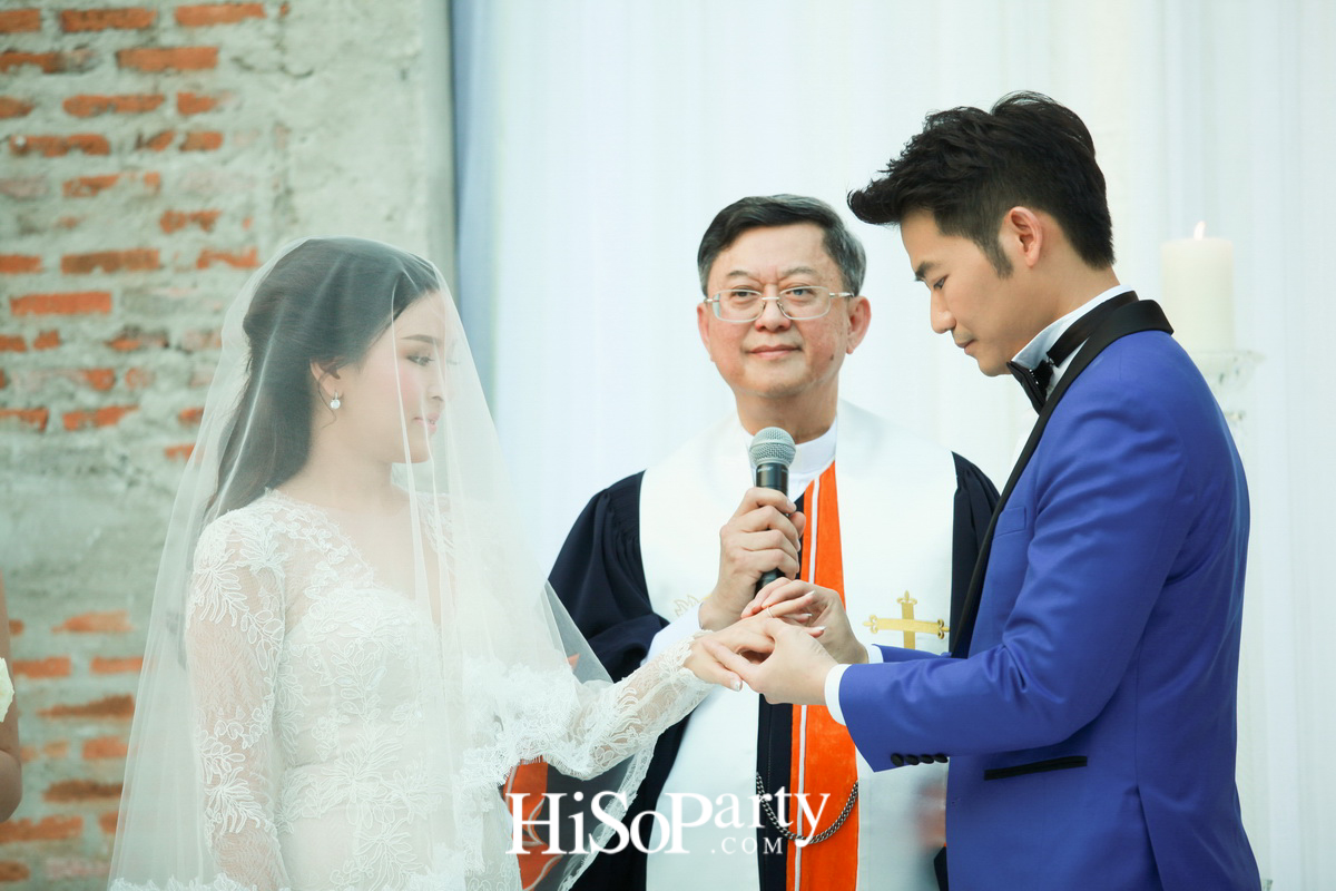 Love is in the air... งานฉลองมงคลสมรสะระหว่าง พรพรรณ สิทธินววิธ และ รัฐพงศ์ รัตนหิรัญญา