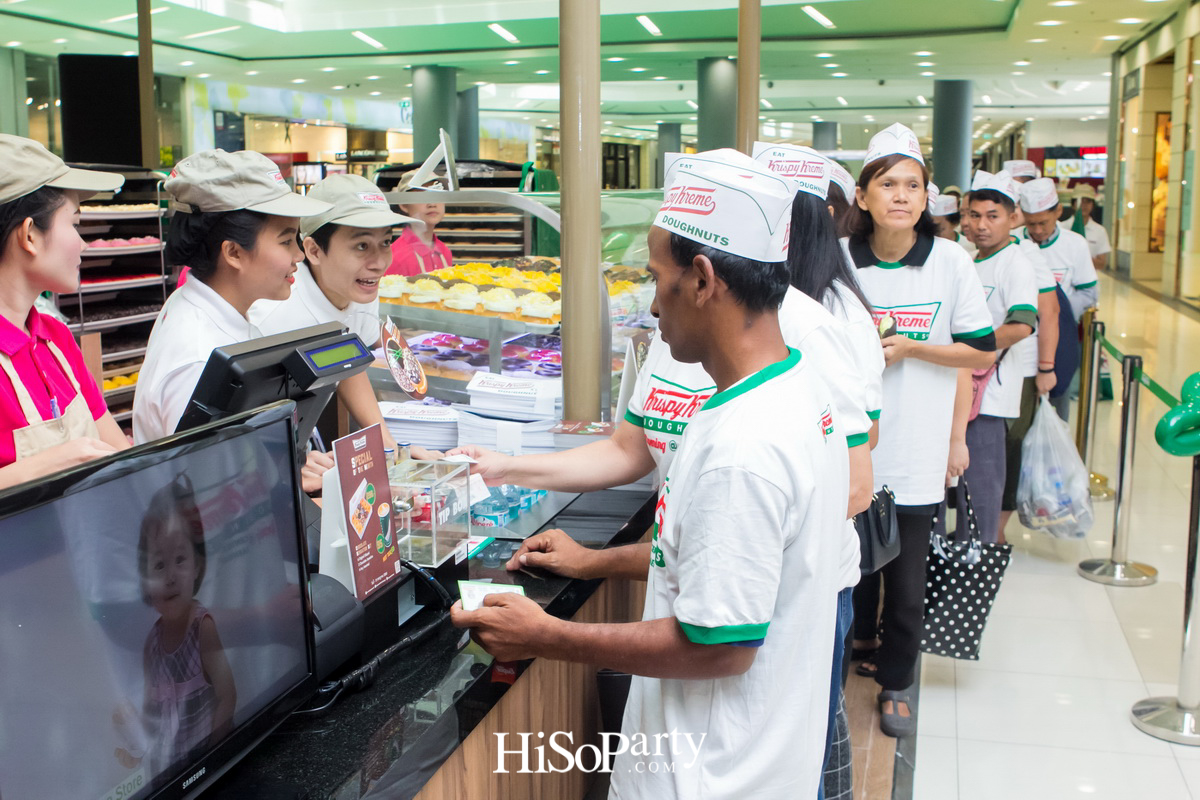 Krispy Kreme เปิดสาขาใหม่ ณ ศูนย์การค้าเซ็นทรัลพลาซา แจ้งวัฒนะ