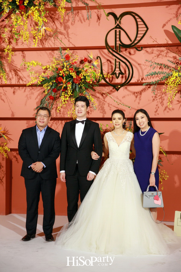 งานฉลองมงคลสมรสสุดอลังการระหว่าง แพรพรรณ ธรรมวัฒนะ และ กรมิษฐ์ ธนิสรธเนศ