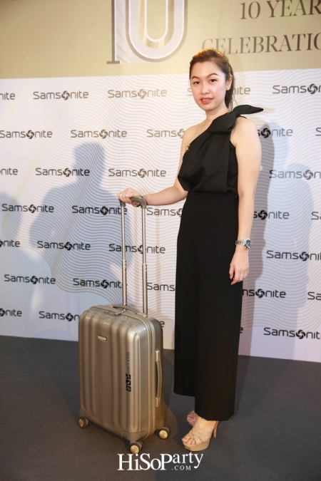 Samsonite ฉลองครบรอบ 10 ปี กระเป๋าเดินทางรุ่น Cosmolite