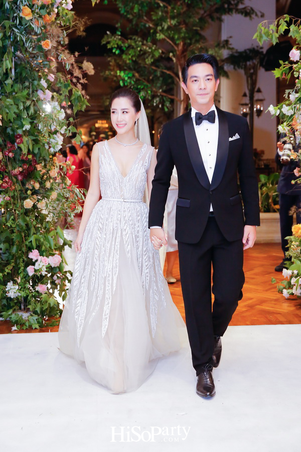 งานฉลองมงคลสมรสระหว่าง ชมพูนุท โรจน์ศิริรัตน์ และ สรวิศ บุญนิมิต