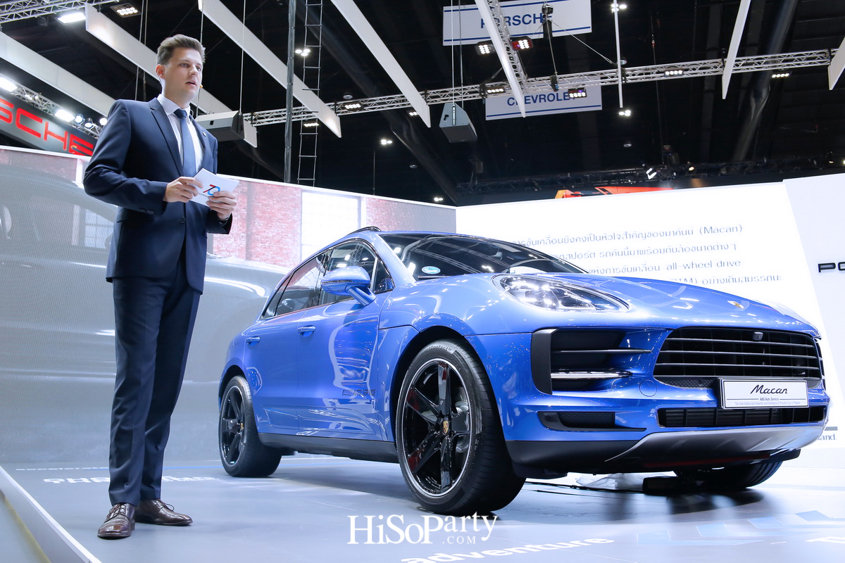 ‘The New Porsche Macan’ เปิดตัวอย่างเป็นทางการครั้งแรกในประเทศไทย ที่งาน ‘ไทยแลนด์ อินเตอร์เนชั่นแนล มอเตอร์ เอ็กซ์โป 2018’