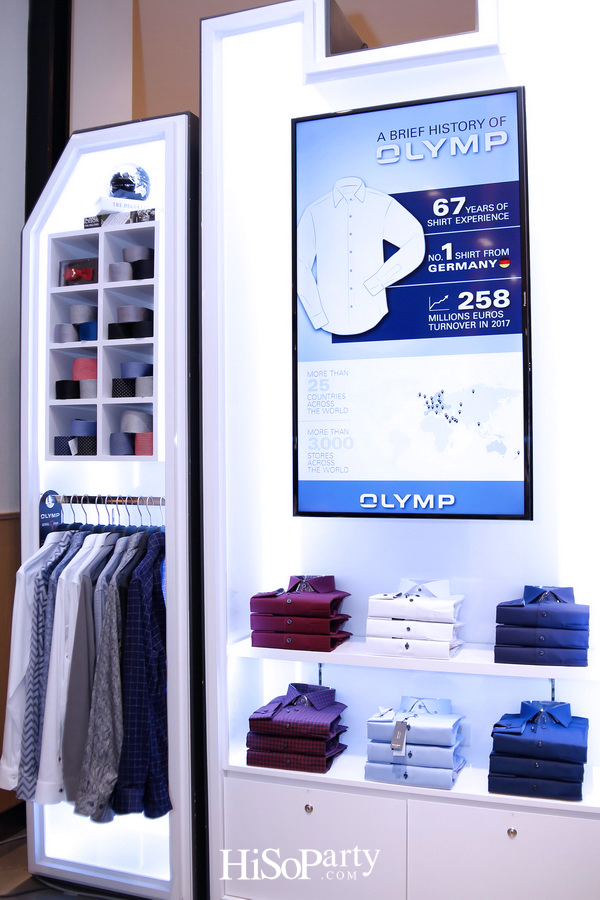 ‘OLYMP’ แบรนด์เชิ้ตอันดับ 1 จากประเทศเยอรมนี ฉลองเปิดสาขาใหม่ที่ สยามพารากอน