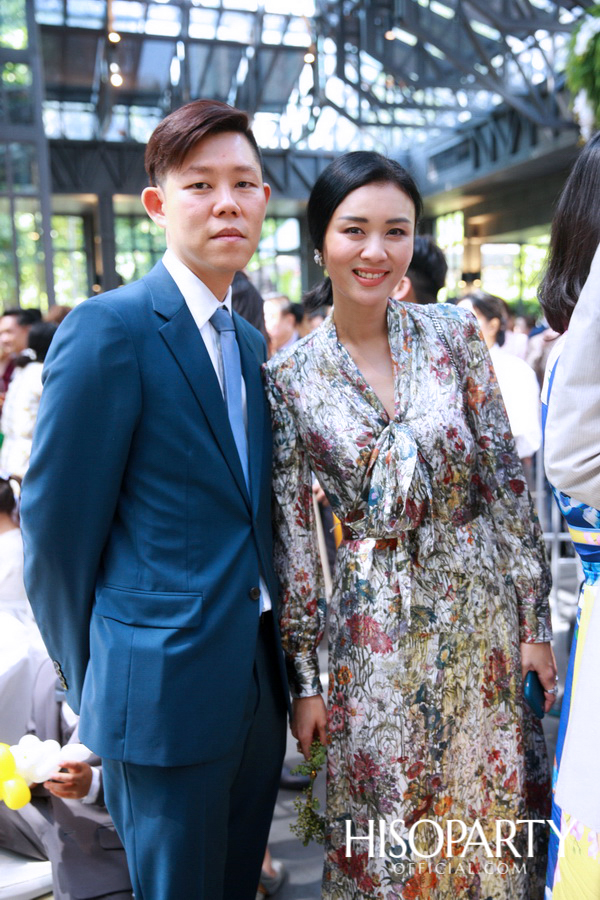 งานเลี้ยงฉลองพิธีมงคลสมรสระหว่าง กรกนก ยงสกุล และ คณิศร เปรมประเสริฐ