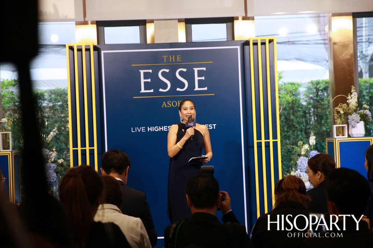 งานเปิดตัวโครงการ THE ESSE ASOKE คอนโดมิเนียมระดับลักชัวรี่แห่งแรกของ สิงห์ เอสเตท