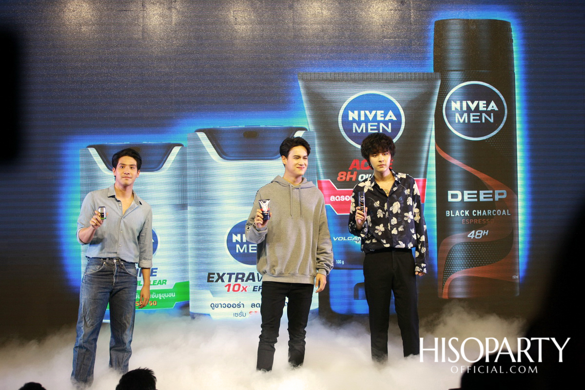 NIVEA MEN ยกทัพสี่หนุ่มไอดอลแห่งยุคร่วมงานแถลงปรับโฉมแพ็คเกจใหม่