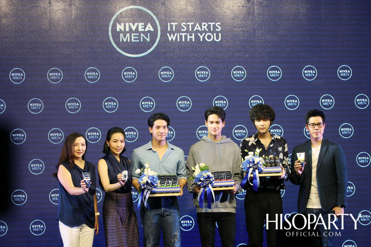 NIVEA MEN ยกทัพสี่หนุ่มไอดอลแห่งยุคร่วมงานแถลงปรับโฉมแพ็คเกจใหม่