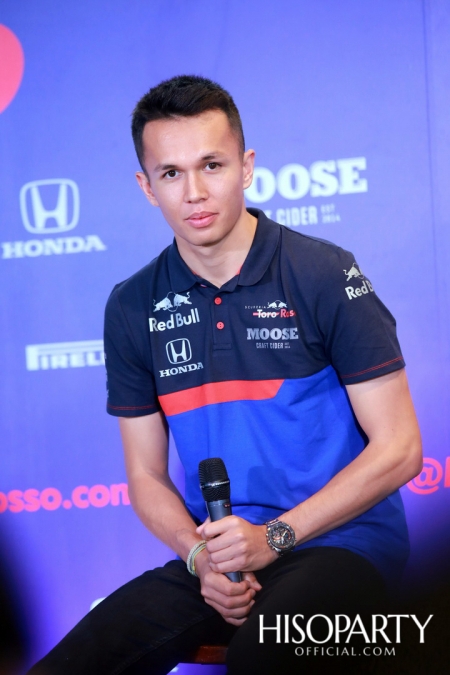 ‘MOOSE CRAFT CIDER’ ร่วมสนับสนุนนักแข่งรถฟอร์มูล่า วัน สัญชาติไทย  ‘Alex Albon’ และทีม ‘Scuderia Toro Rosso’