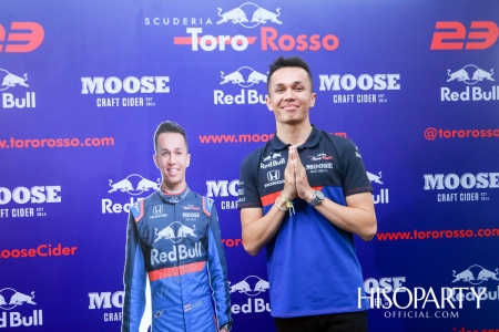 ‘MOOSE CRAFT CIDER’ ร่วมสนับสนุนนักแข่งรถฟอร์มูล่า วัน สัญชาติไทย  ‘Alex Albon’ และทีม ‘Scuderia Toro Rosso’