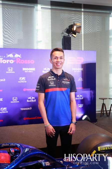 ‘MOOSE CRAFT CIDER’ ร่วมสนับสนุนนักแข่งรถฟอร์มูล่า วัน สัญชาติไทย  ‘Alex Albon’ และทีม ‘Scuderia Toro Rosso’