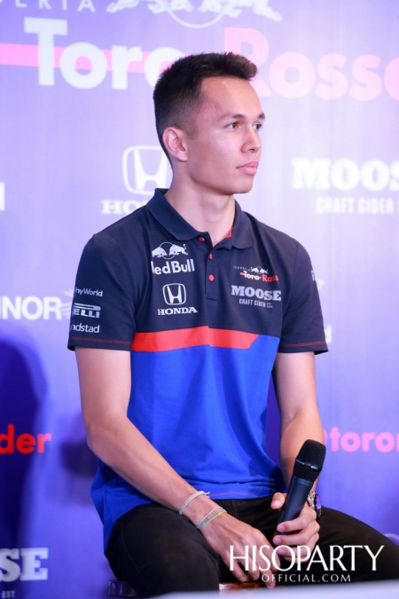 ‘MOOSE CRAFT CIDER’ ร่วมสนับสนุนนักแข่งรถฟอร์มูล่า วัน สัญชาติไทย  ‘Alex Albon’ และทีม ‘Scuderia Toro Rosso’