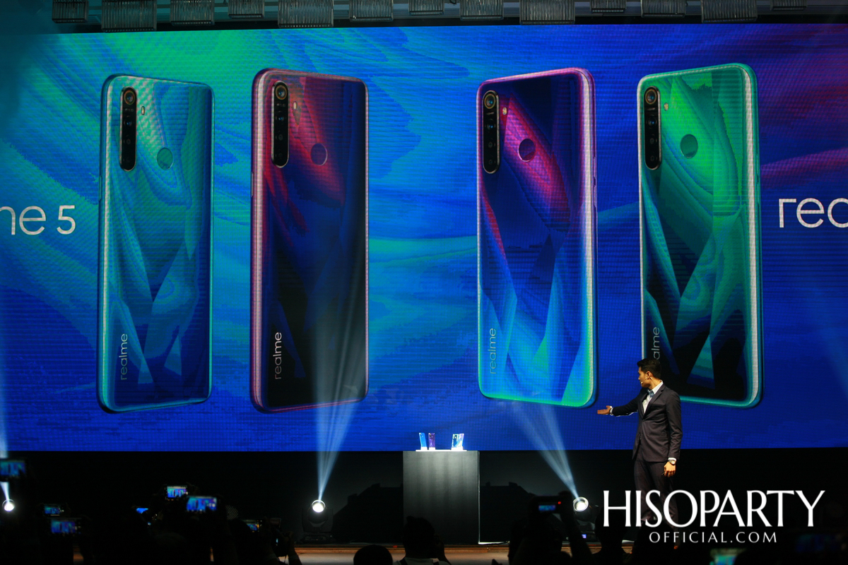 เรียลมี ชวนคนรุ่นใหม่เปิดประสบการณ์นอกกรอบ เปิดตัวสมาร์ทโฟนรุ่นใหม่ ‘realme 5’  และ ‘realme 5 Pro’