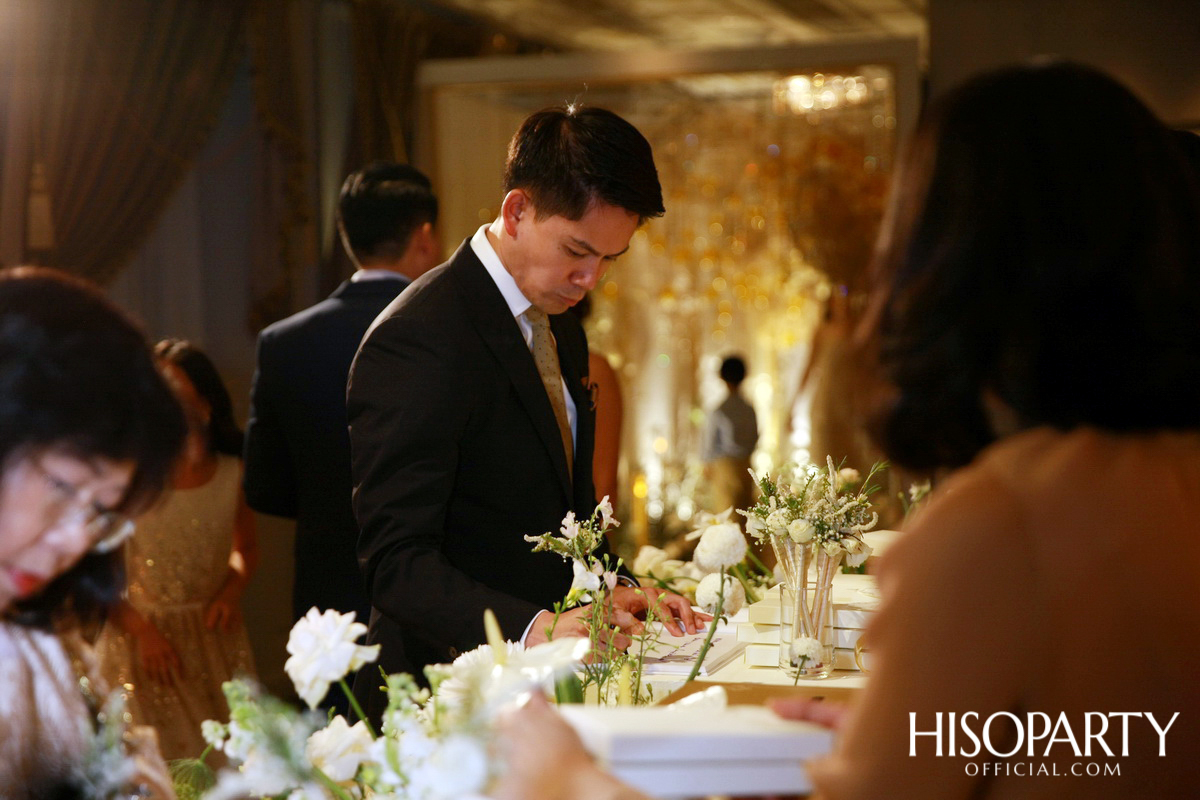 #PattyTonyWedding งานเลี้ยงฉลองมงคลสมรสระหว่าง กัลยพัชร ภักดีผดุงแดน และ ฤทธิไกร ธรรมรักษ์