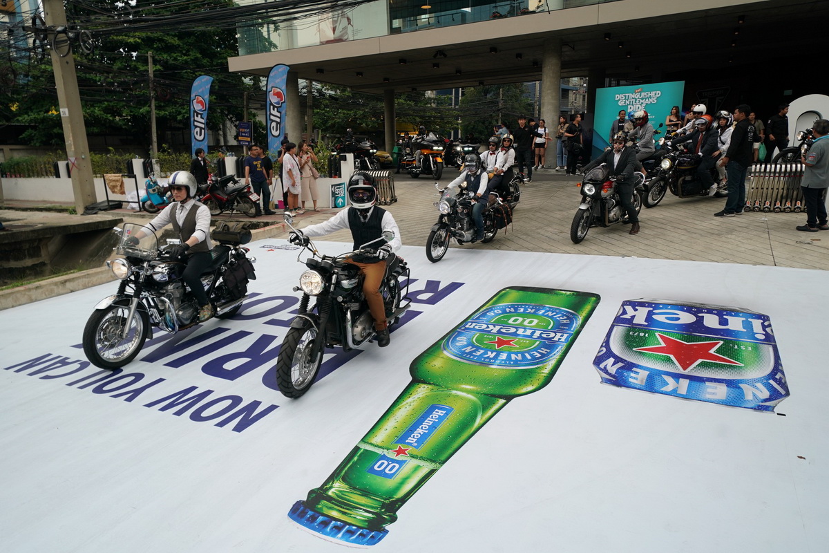 The Distinguished Gentleman’s Ride 2019 in Bangkok with Heineken ® 0.0