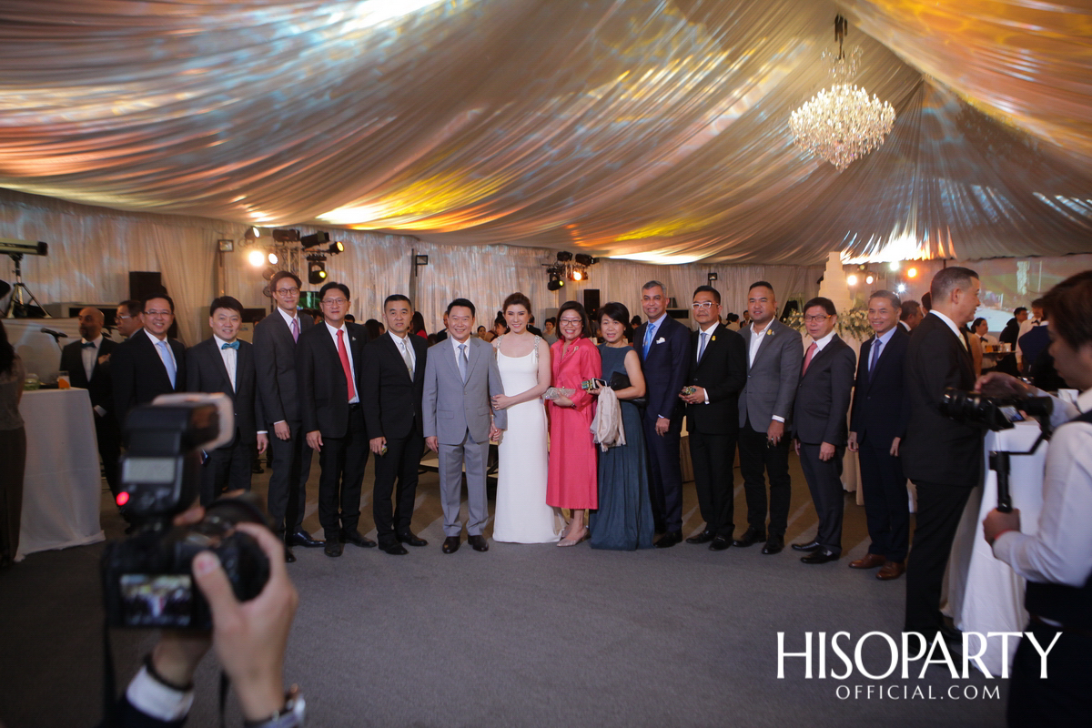 งานเลี้ยงฉลองมงคลสมรสระหว่าง วรินภร จันทรโรจน์วานิช และ ณัฐพล เดชวิทักษ์