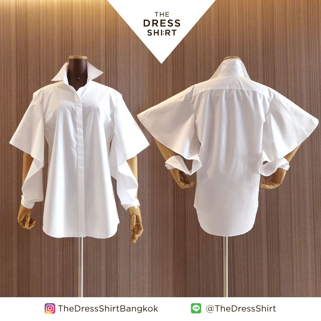 THE DRESS SHIRT by BUTTON UP คอลเลกชั่นเสื้อเชิ้ตขาว 13 ดีไซน์