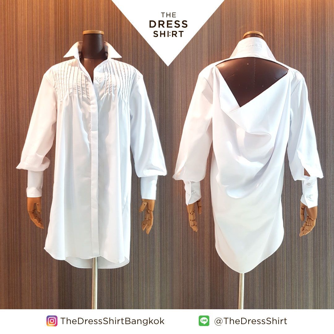 THE DRESS SHIRT by BUTTON UP คอลเลกชั่นเสื้อเชิ้ตขาว 13 ดีไซน์