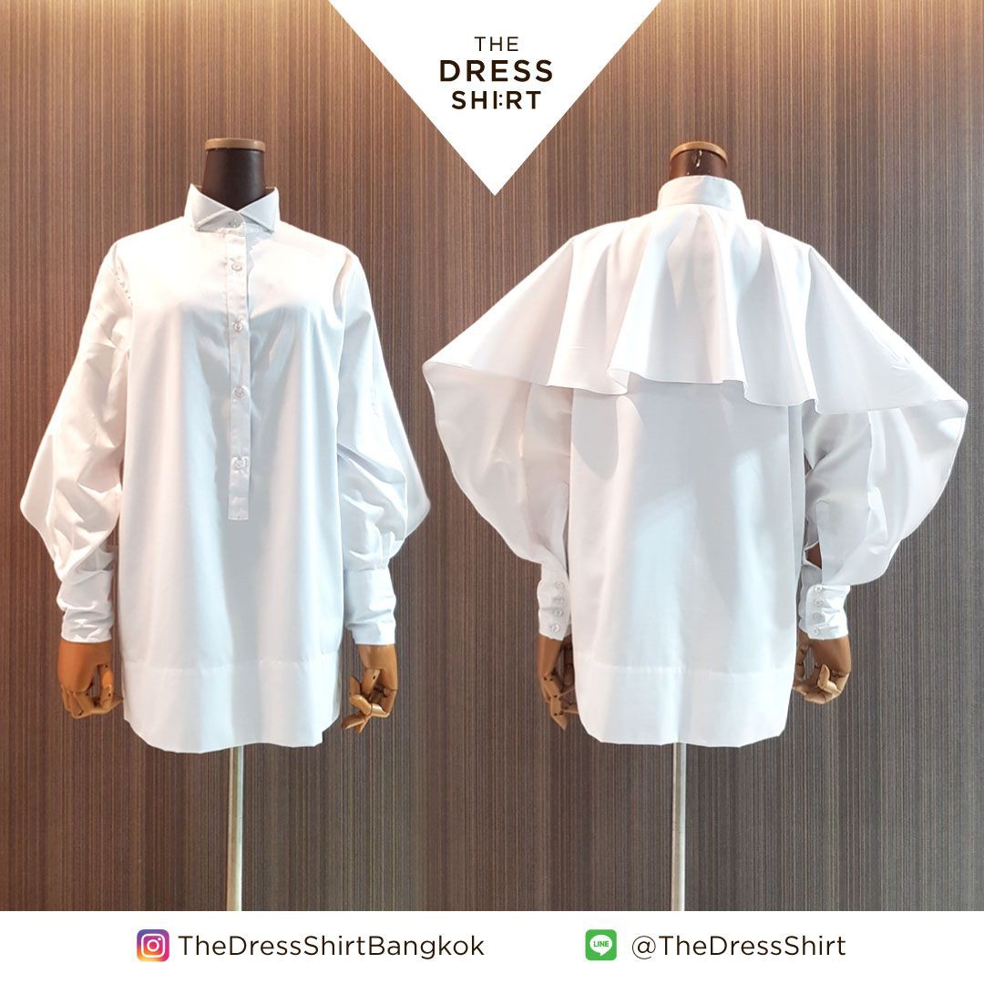 THE DRESS SHIRT by BUTTON UP คอลเลกชั่นเสื้อเชิ้ตขาว 13 ดีไซน์