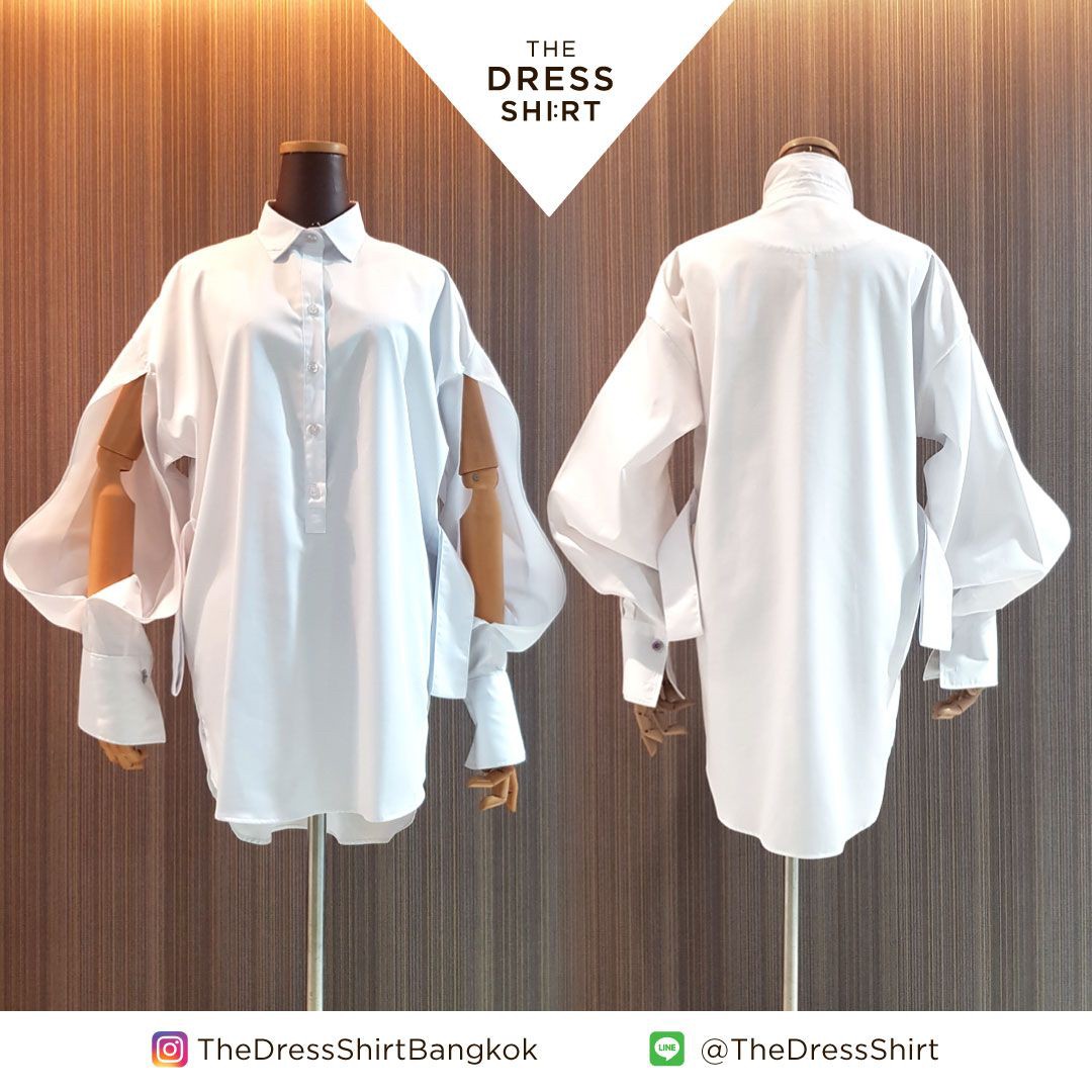 THE DRESS SHIRT by BUTTON UP คอลเลกชั่นเสื้อเชิ้ตขาว 13 ดีไซน์