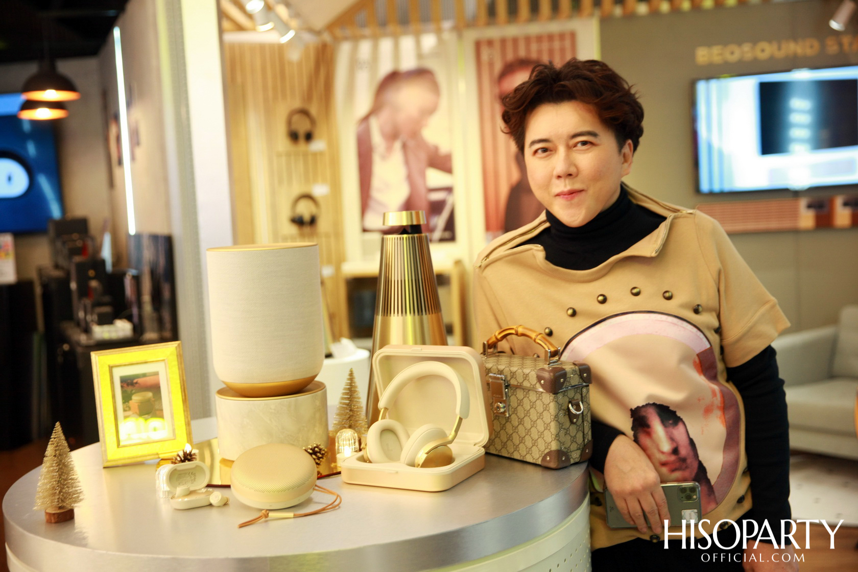 HISOPARTY X BANG & OLUFSEN เฉลิมฉลองครบรอบ 95 ปี แบงก์ แอนด์ โอลาฟเซ่น มอบความสุนทรีย์ทรงคุณค่า เผยโฉมคอลเลกชั่นล่าสุด Gold Collection