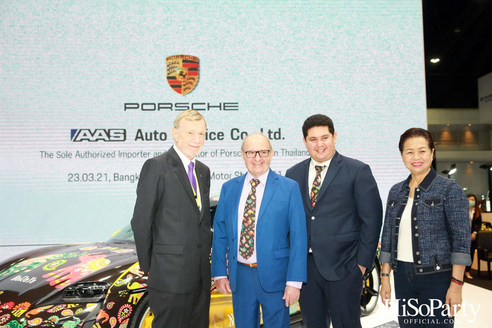 งานแถลงข่าวเปิดบูธรถยนต์ปอร์เช่ ในงานบางกอก อินเตอร์เนชั่นแนล มอเตอร์โชว์ ครั้งที่ 42