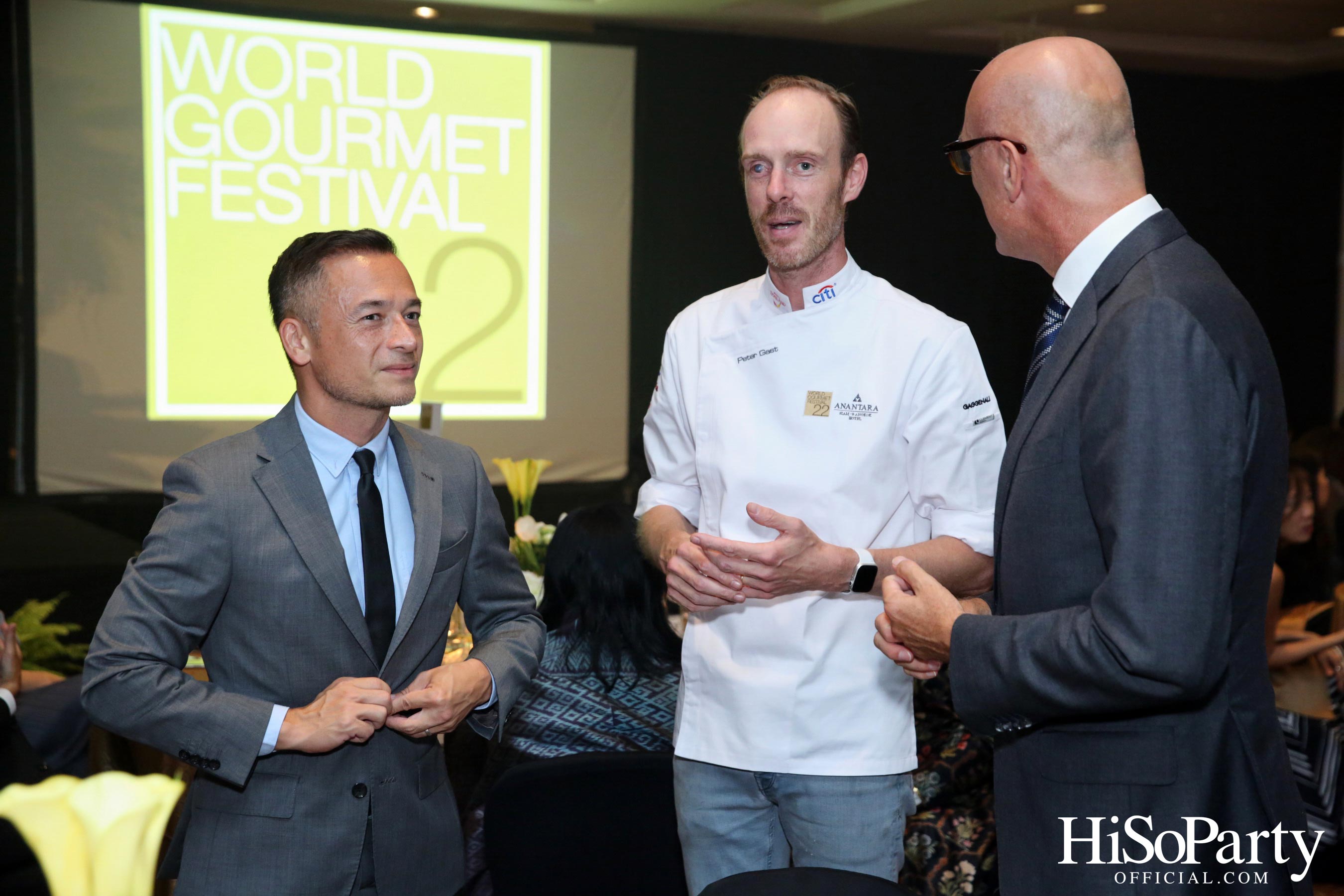 งานกาล่าดินเนอร์ สุดเอ็กซ์คลูซีฟ ณ เวิลด์ กูร์เมต์ เฟสติวัล ครั้งที่ 22 โรงแรมอนันตรา สยาม กรุงเทพ