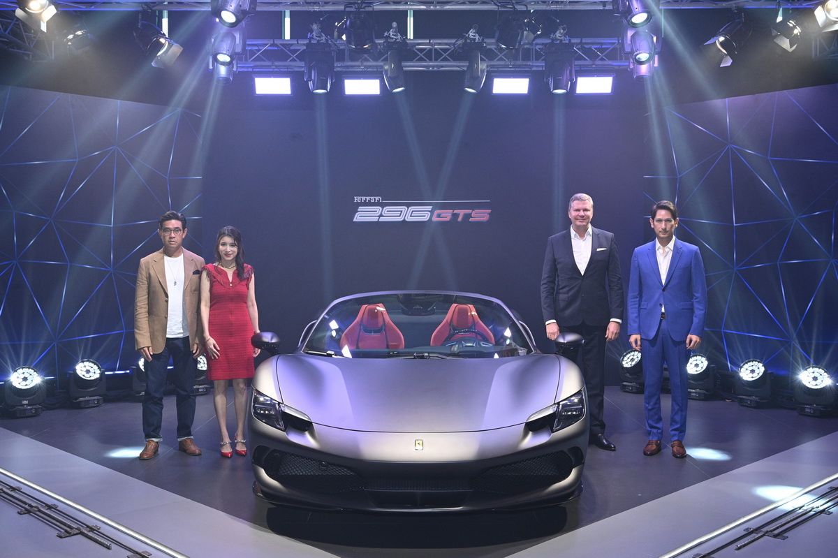 Ferrari 296 GTS สุดยอดซูเปอร์คาร์ ขุมพลัง V6 ปลั๊ก-อิน ไฮบริด 830 แรงม้า พร้อมอวดโฉมแล้วที่คาวาลลิโน มอเตอร์