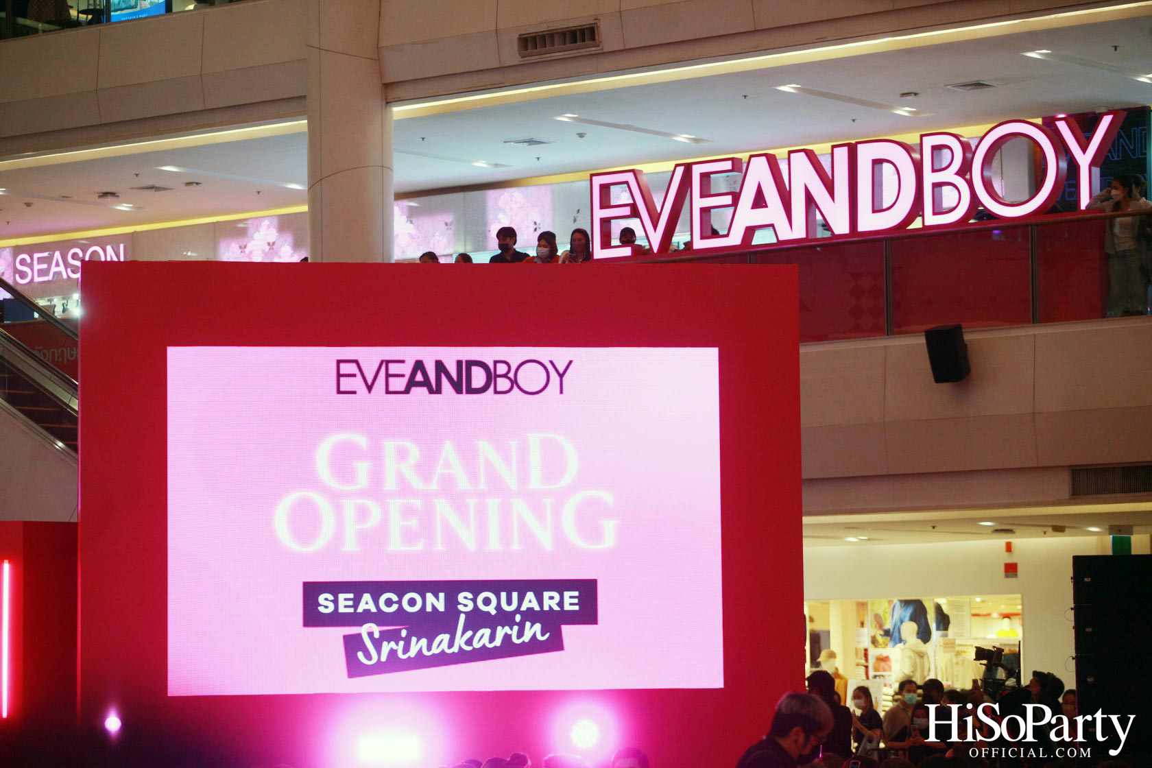 งานฉลองเปิดตัว ‘EVEANDBOY Seacon Square Srinakarin’