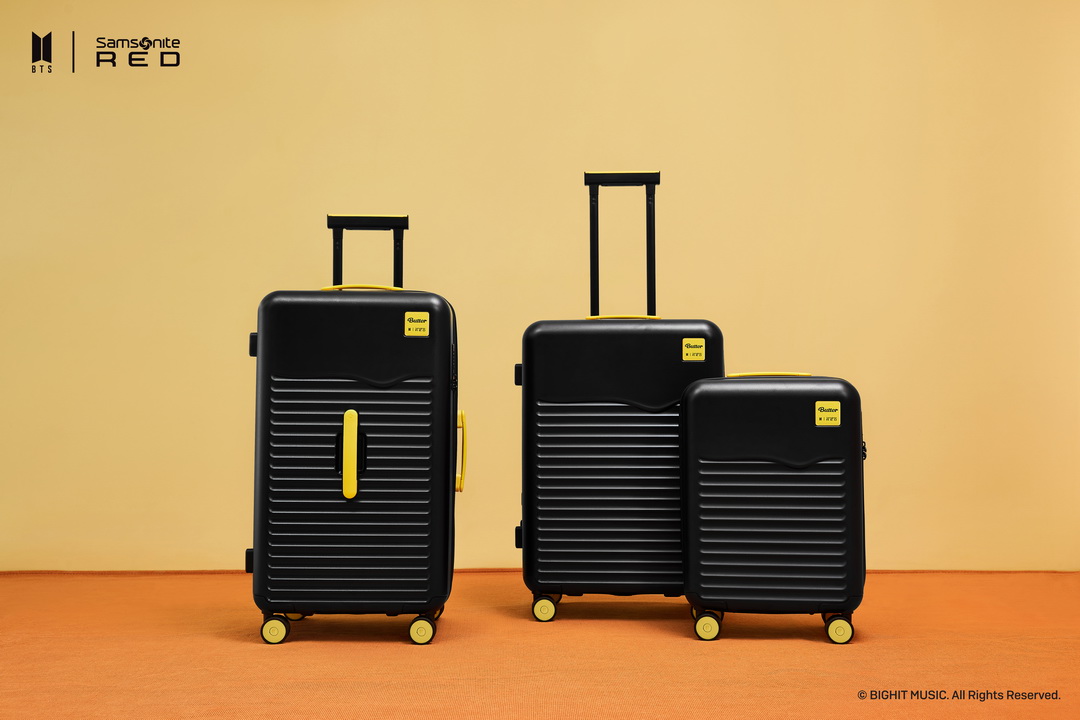 BTS Butter คอลเลกชั่นใหม่ล่าสุดจาก Samsonite RED
