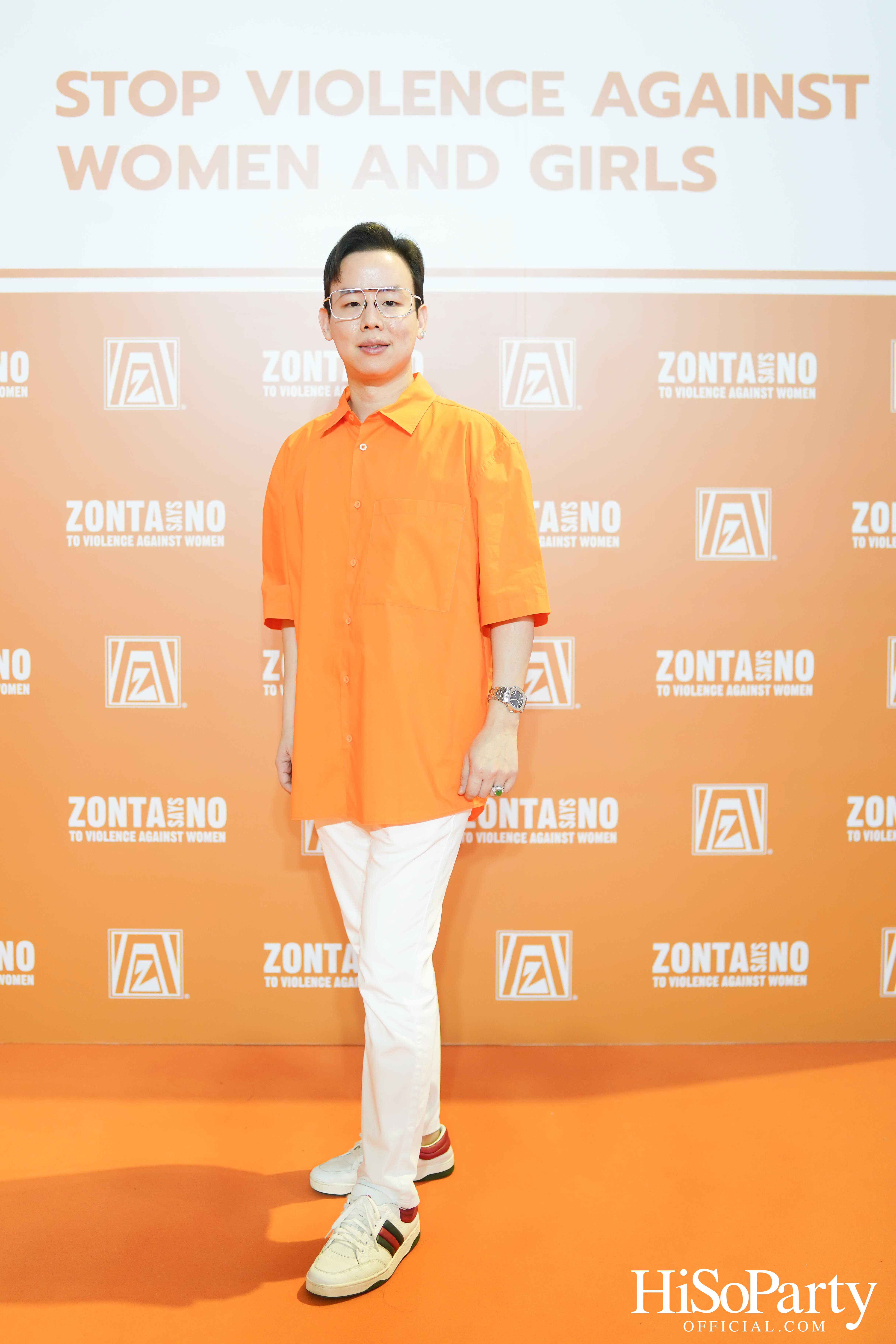 ‘Stop Violence Against Women and Girls’ โดย สโมสรซอนต้ากรุงเทพ 1 เพื่อเชิญชวนคนไทยรวมพลังร่วมรณรงค์ยุติความรุนแรงต่อเด็กและสตรี