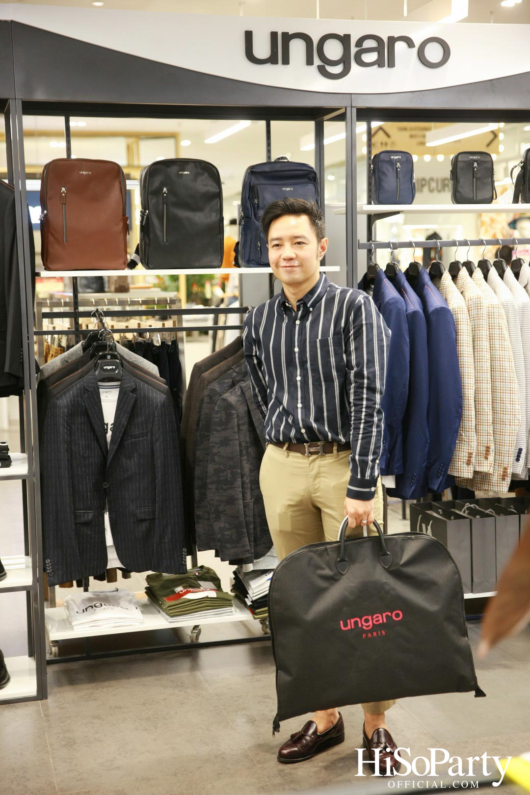 งานเปิดคอลเลกชั่นใหม่ และป๊อบอัพสโตร์แห่งแรกของแบรนด์เสื้อผ้าสำหรับสุภาพบุรุษ Ungaro 