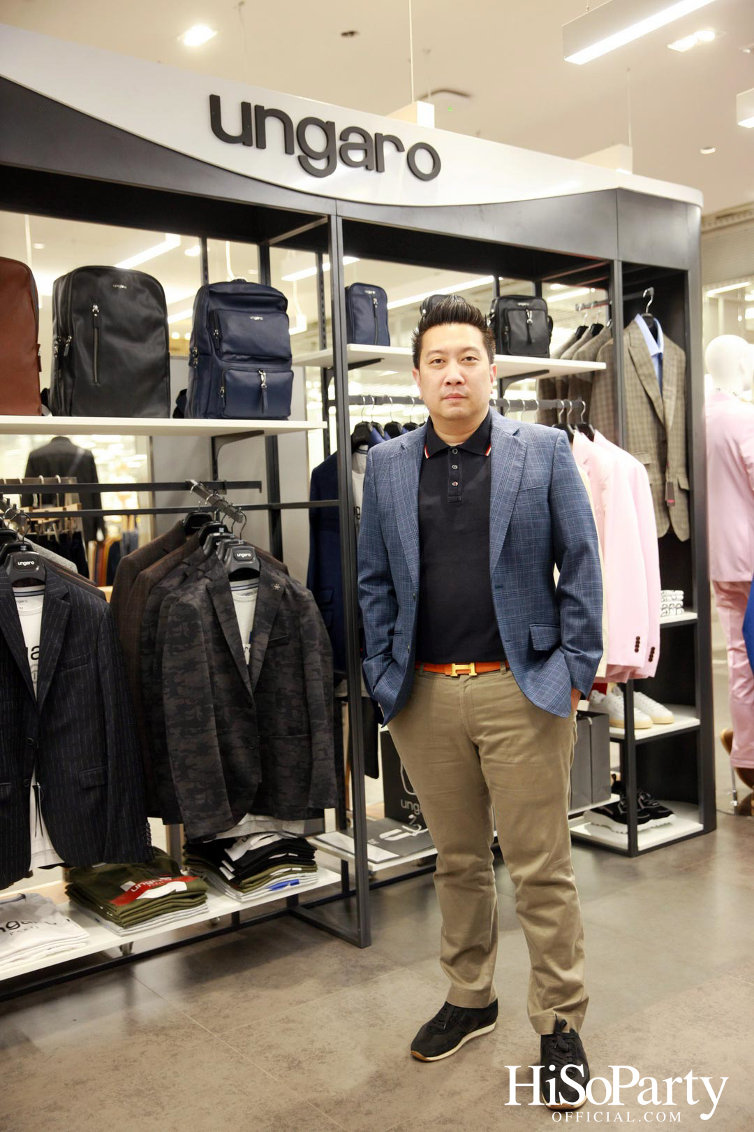 งานเปิดคอลเลกชั่นใหม่ และป๊อบอัพสโตร์แห่งแรกของแบรนด์เสื้อผ้าสำหรับสุภาพบุรุษ Ungaro 