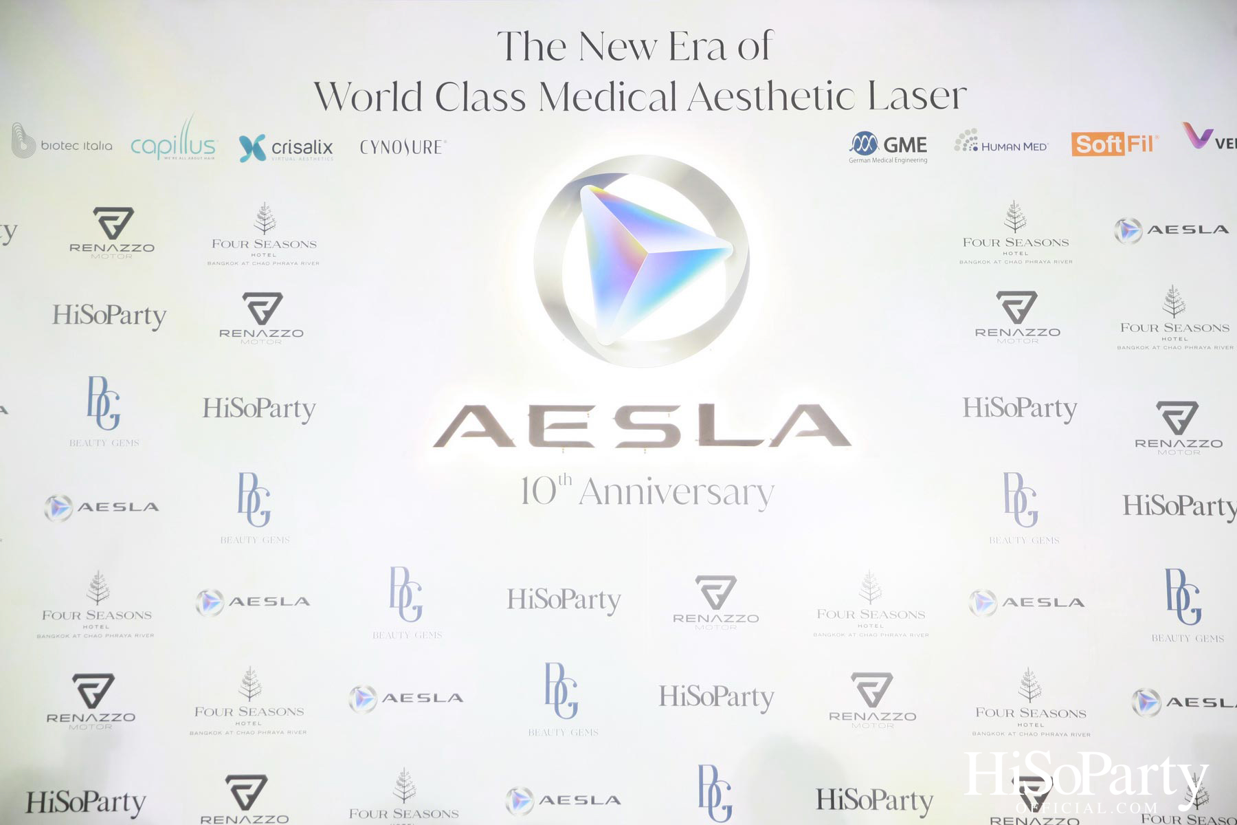 ‘THE NEW ERA OF WORLD CLASS MEDICAL AESTHETIC LASER’ งานฉลองครบรอบ 10 ปี ‘AESLA’