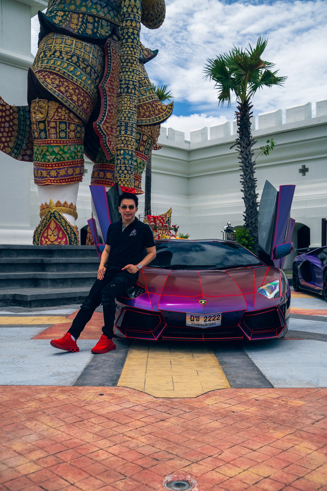 Lamborghini Club Thailand Bull Run at Pattaya