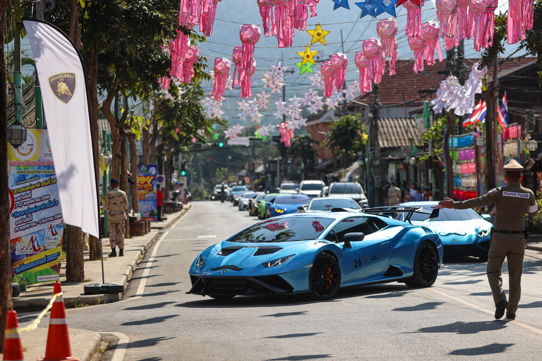 Lamborghini จัดเอ็กซ์คลูซีฟทริปเยือนปายกับ ‘Esperienza Movember Giro Thailand 2023’