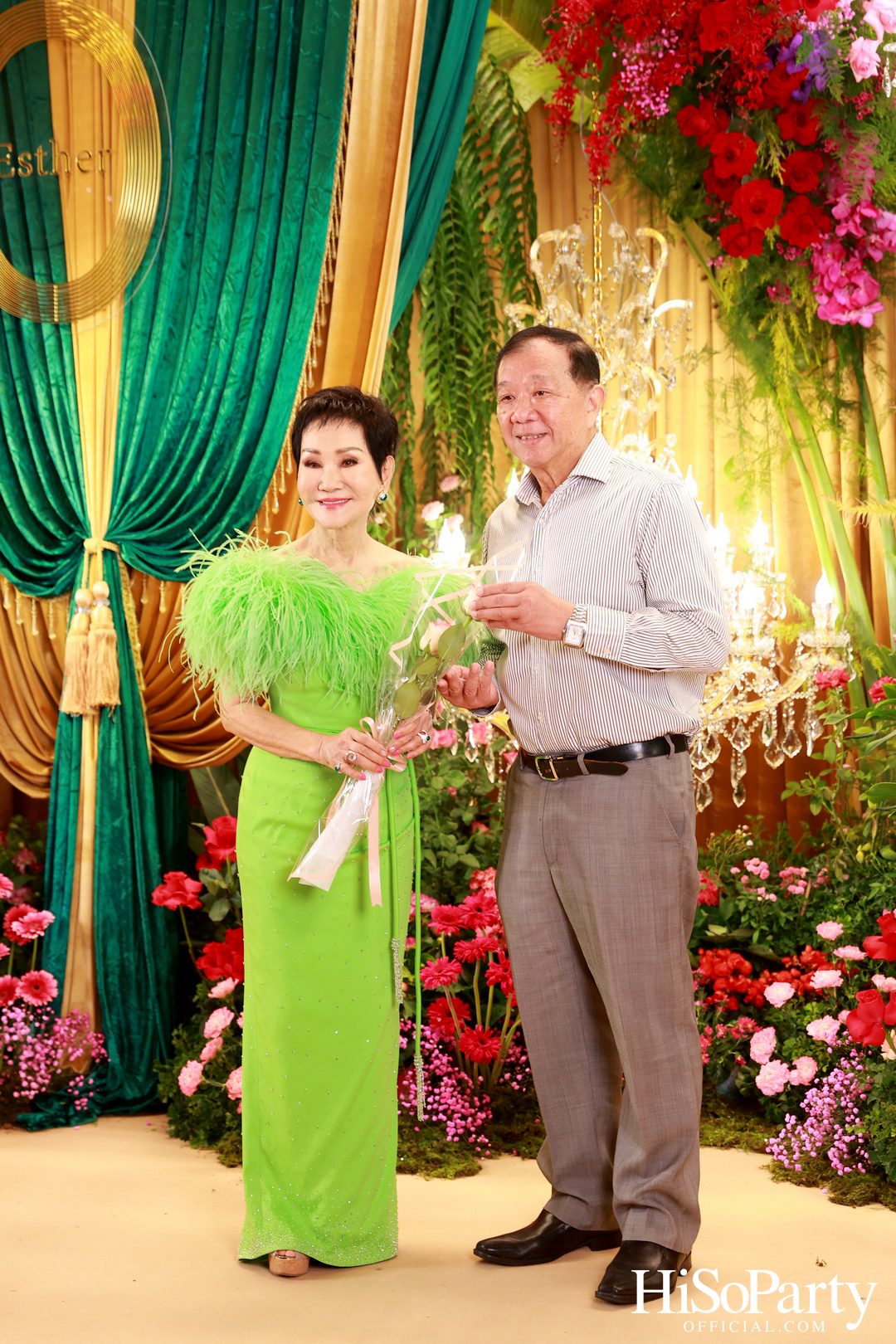 ‘Celebrate My Golden 80th Esther’ งานฉลองวันคล้ายวันเกิด คุณหญิงชดช้อย โสภณพนิช 
