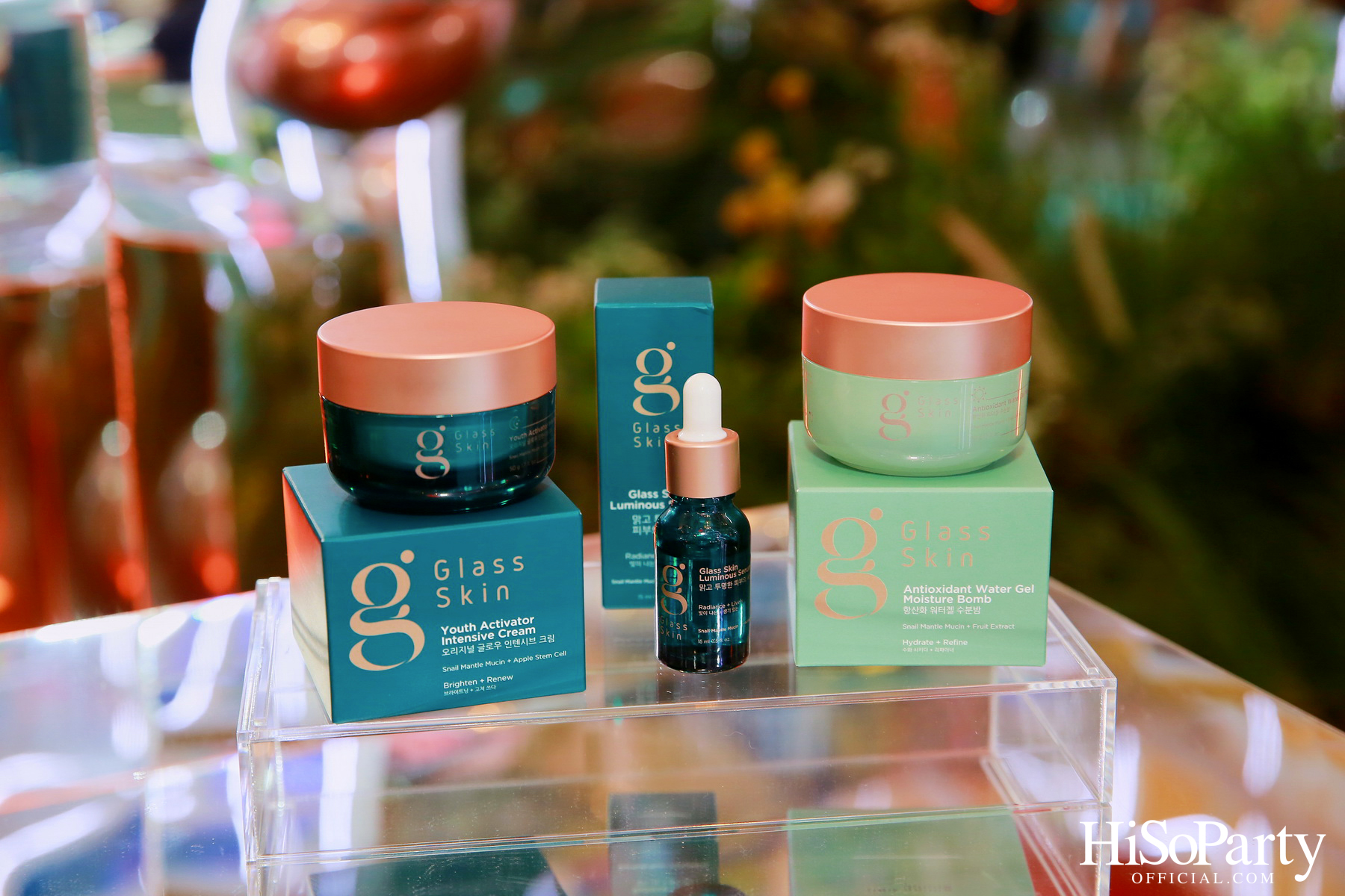 งานเปิดตัว ‘GLASS SKIN’ แบรนด์สกินแคร์คุณภาพสูงระดับเวิลด์คลาส พร้อมประกาศแต่งตั้ง ‘คุณใหม่-ดาวิกา โฮร์เน่’ เป็นพรีเซ็นเตอร์คนแรกของแบรนด์