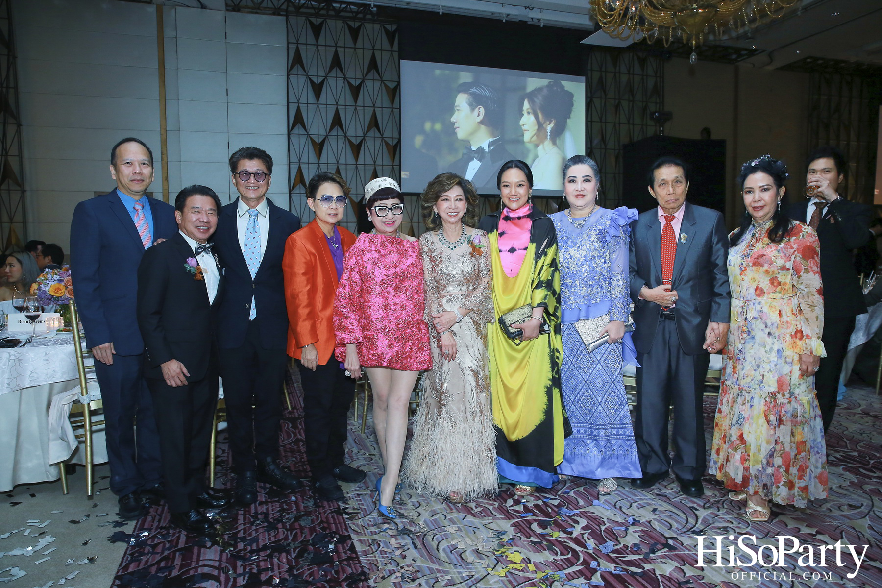 งานฉลองมงคลสมรสระหว่าง ธนพร เตชะวรบท และ วีรเดช ส่งทวีผล