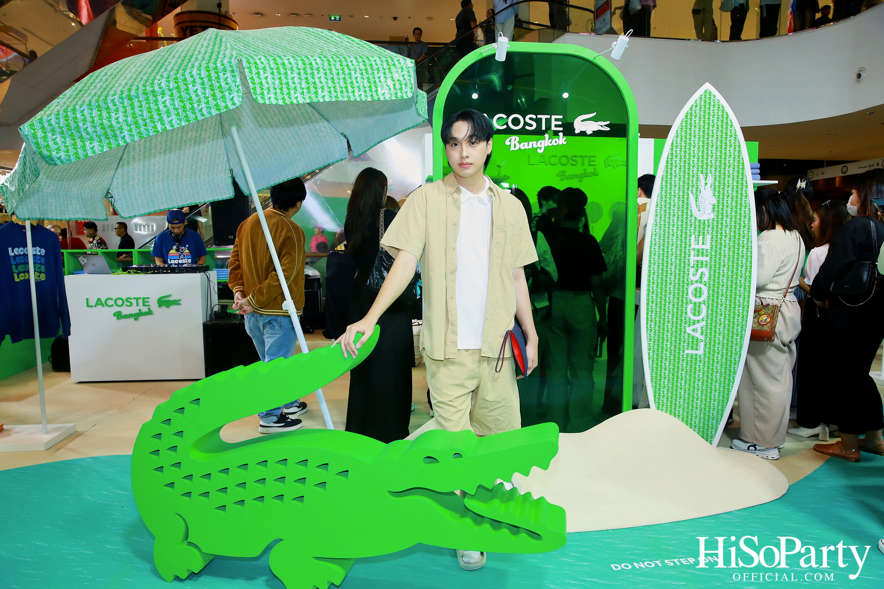 งานเปิด Lacoste Summer Pack Pop-Up