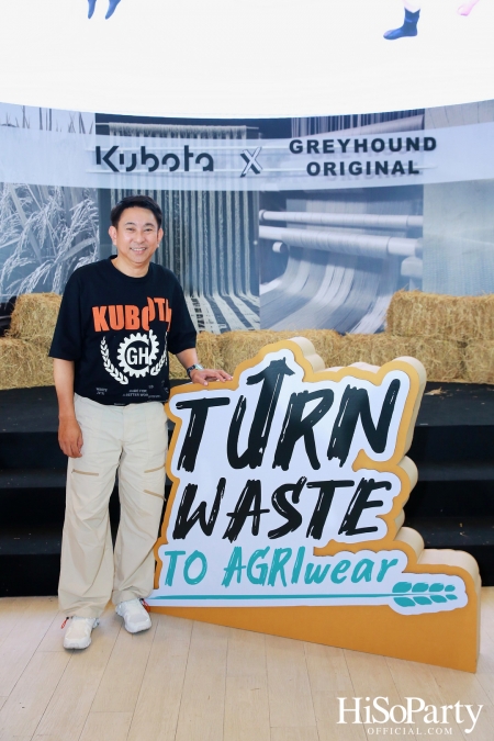 KUBOTA x GREYHOUND ORIGINAL PRESENT ‘Turn waste to Agri-Wear’