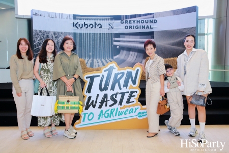 KUBOTA x GREYHOUND ORIGINAL PRESENT ‘Turn waste to Agri-Wear’