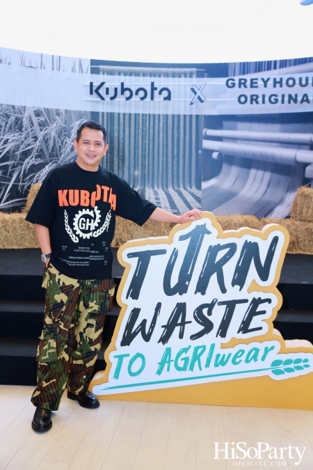 KUBOTA x GREYHOUND ORIGINAL PRESENT ‘Turn waste to Agri-Wear’