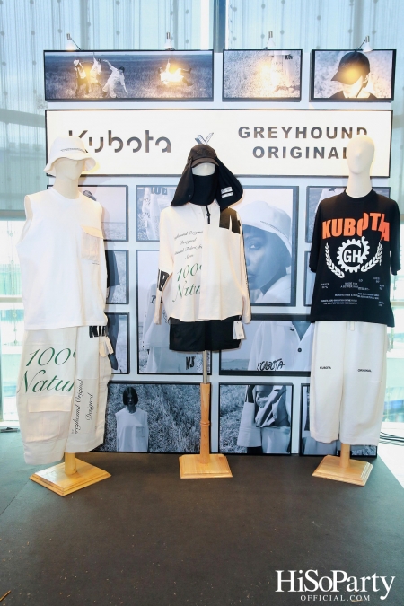 KUBOTA x GREYHOUND ORIGINAL PRESENT ‘Turn waste to Agri-Wear’