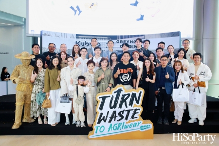 KUBOTA x GREYHOUND ORIGINAL PRESENT ‘Turn waste to Agri-Wear’