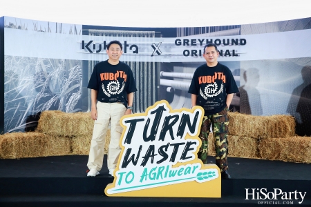 KUBOTA x GREYHOUND ORIGINAL PRESENT ‘Turn waste to Agri-Wear’