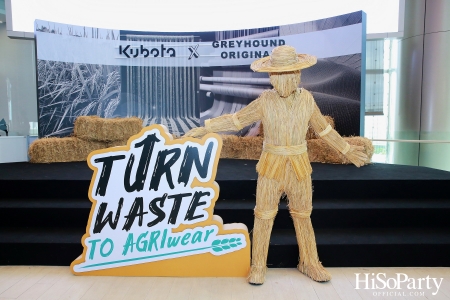 KUBOTA x GREYHOUND ORIGINAL PRESENT ‘Turn waste to Agri-Wear’