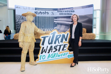 KUBOTA x GREYHOUND ORIGINAL PRESENT ‘Turn waste to Agri-Wear’